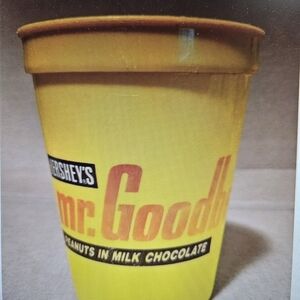 Vintage Hershey's Mr. Goodbar Yellow Cup